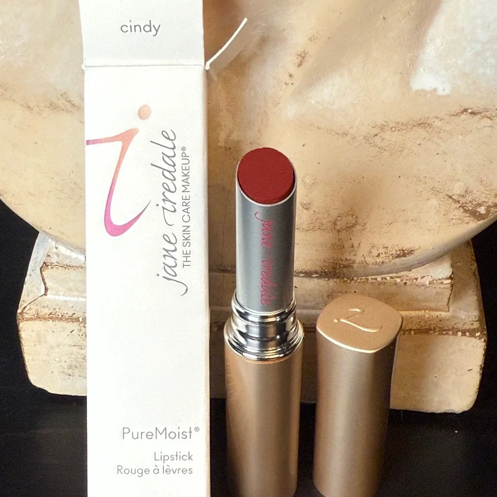 Jane Iredale PureMoist Lipstick Cindy Hydrating Lip‎ Color 0.1oz NIB